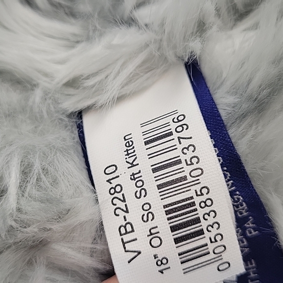 VERMONT Teddy Bear 18" Oh So Soft Kitten cat VTB-22810 - Picture 8 of 8